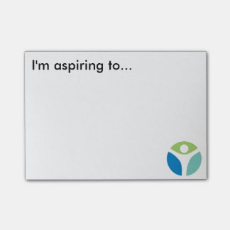 I'm aspiring to... sticky note pads pack