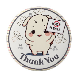 I'm autistic No Hugs please pin Button badge