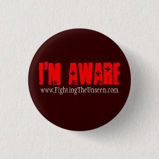 I'm Aware, 3 Cm Round Badge