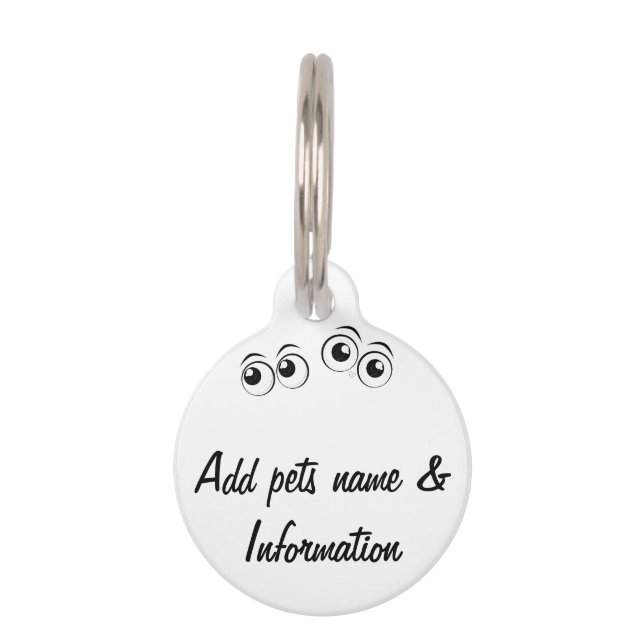 I'm Aware!_ Pet Tag (Back)