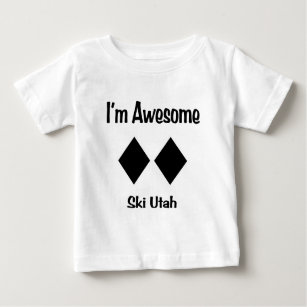 I'm Awesome Ski Utah Baby T-Shirt