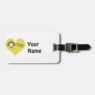 Im Bananas for You Monkey Luggage Tag