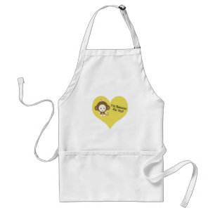 Im Bananas for You Monkey Standard Apron