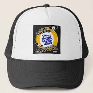 I'm Batty About My Girlfriend Photo Black Trucker Hat
