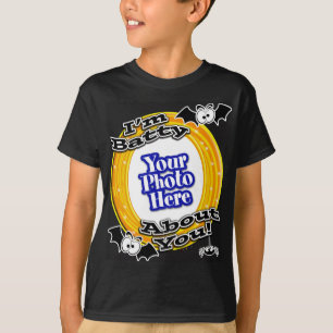 I'm Batty About You Crazy Eyes Photo Black T-Shirt