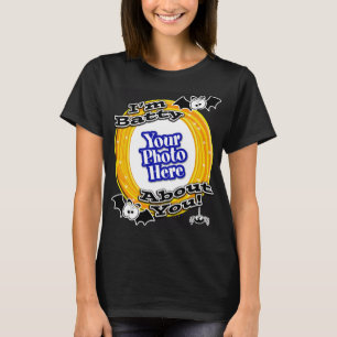 I'm Batty About You Crazy Eyes Photo Black T-Shirt