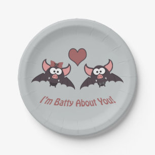 I'm Batty About you! Paper Plate