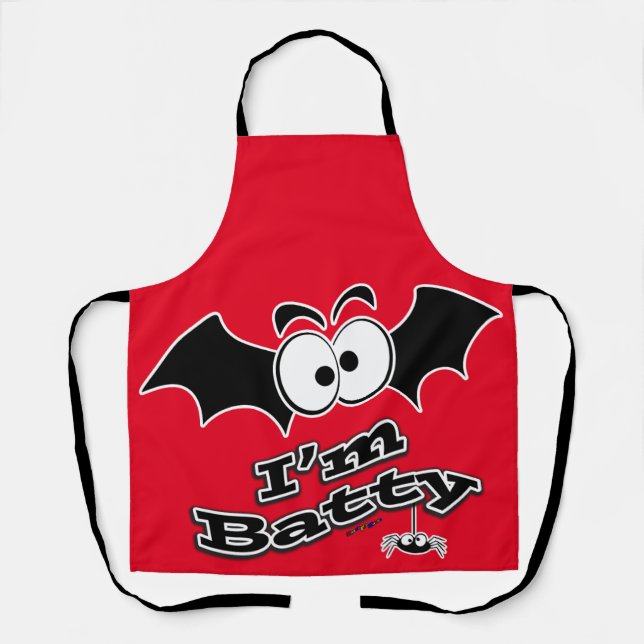 I'm Batty Crazy Eyes Apron (Front)