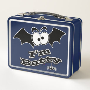 I'm Batty Crazy Eyes Metal Lunch Box