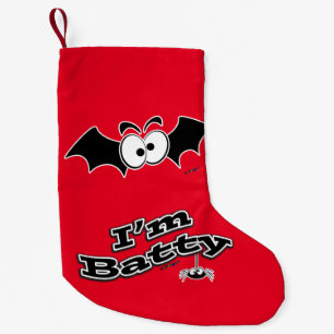 I'm Batty Crazy Eyes Small Christmas Stocking