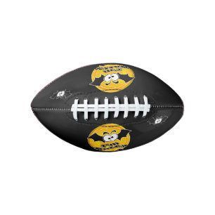 I'm Batty Orange and Yellow Swirl  American Football