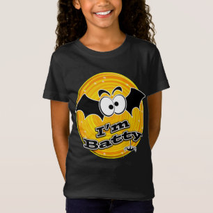 I'm Batty Orange and Yellow Swirl T-Shirt