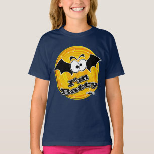 I'm Batty Orange and Yellow Swirl T-Shirt