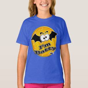 I'm Batty Orange and Yellow Swirl T-Shirt