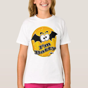 I'm Batty Orange and Yellow Swirl T-Shirt