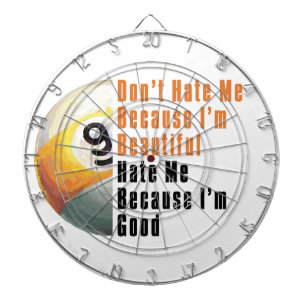 Im Beautiful Im Good 9 Ball Dartboard