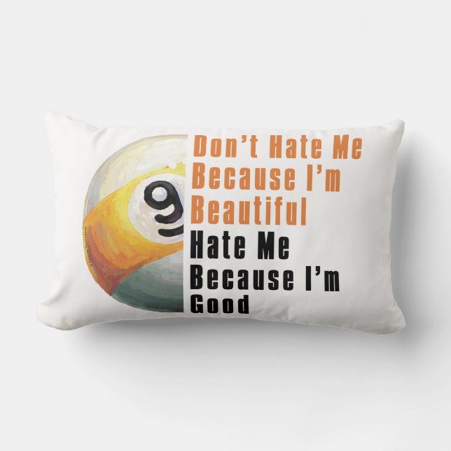 Im Beautiful Im Good 9 Ball Lumbar Cushion (Front)