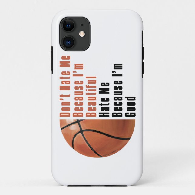 Im Beautiful Im Good Basketball Case-Mate iPhone Case (Back)