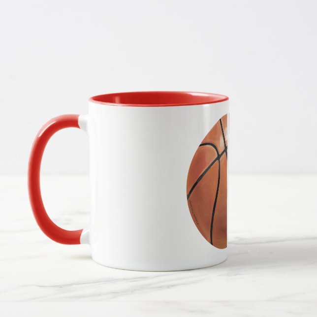 Im Beautiful Im Good Basketball Mug (Left)