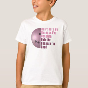 Im Beautiful Im Good Bowling Pink T-Shirt