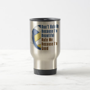 Im Beautiful Im Good Volleyball Travel Mug