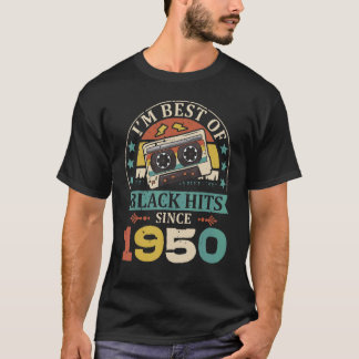 I'm Best Of Black Hits Since 1950 Cassette Birth Y T-Shirt