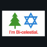 I'M BICELESTIAL RECTANGULAR STICKER<br><div class="desc">Holiday Humour, LGBTQ Designs and Funny Christmas Gifts From LGBTShirts.com Shop for Everyone at LGBTshirts.com - Browse over 10, 000 LGBTQ Gifts, Holiday Humour, Equality, Slang, & Culture Designs. The Most Unique Gay, Lesbian Bi, Trans, Queer, and Intersexed Apparel on the web. SHOP MORE LGBTQ Designs and Gifts at: http://www.LgbtShirts.com...</div>