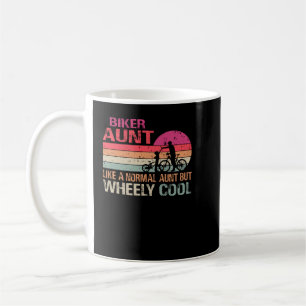 I'm Biker Aunt Fathers Day Wheely Cooler bicycle B Coffee Mug
