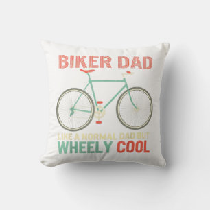 I'm Biker Dad Fathers Day Wheely Cooler bicycle Bi Cushion