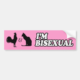I'M BISEXUAL -.png Bumper Sticker