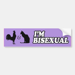 I'M BISEXUAL -.png Bumper Sticker