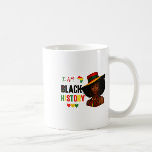 I'm Black History Month African American Afro Wome Coffee Mug