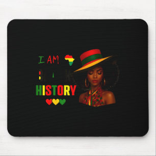 Im Black History Month African American Afro Women Mouse Mat