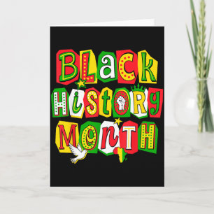 Im Black History Month African American Black Men Card