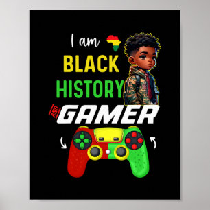 I'm Black History Month Gamer African American Gam Poster