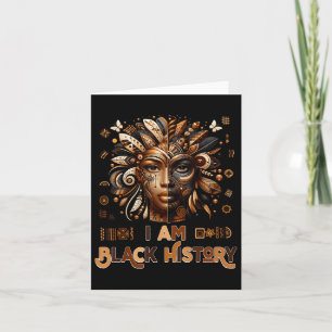 Im Black History Month Pride Melanin African Women Card