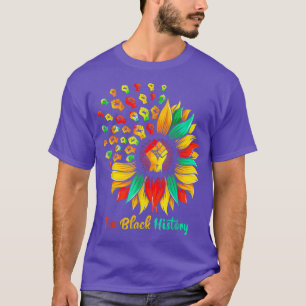 Im Black History Sunflower Fist African American M T-Shirt