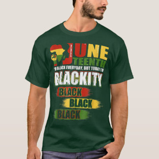 I'm Blackity Black African American Men, Women Jun T-Shirt