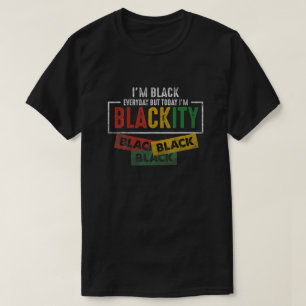 Im Blackity Black African American Vintage Junenth T-Shirt