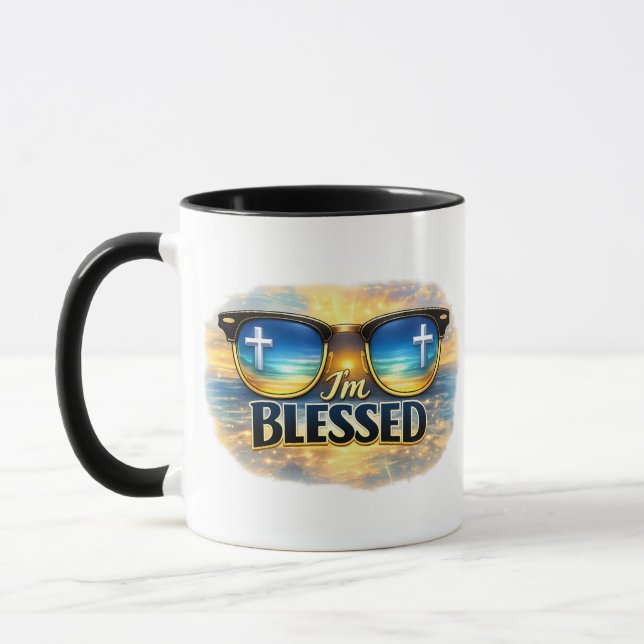 I'm Blessed - Christian Mug (Left)
