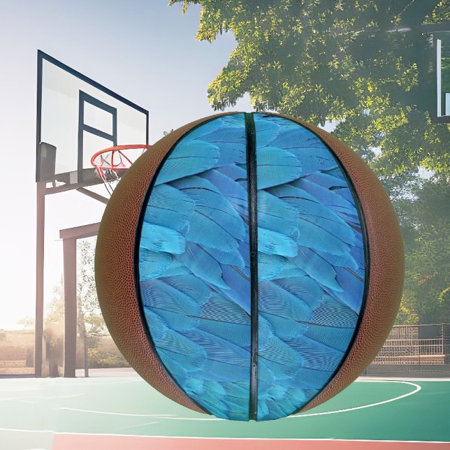 I'm blue - Macaw feathers Basketball (Creator Uploaded)