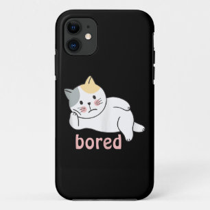 I'm bored cute Kitty Cat Animal iPhone 11 Case