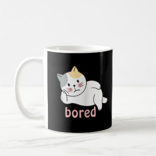 I'm bored cute Kitty Cat Animal Coffee Mug