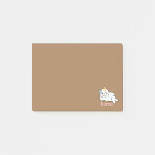 I'm bored cute Kitty Cat Animal Post-it Notes