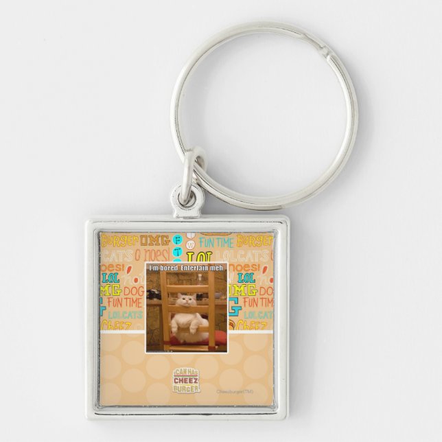 I'm bored. key ring (Front)