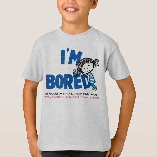 I'M BORED Kids' T-shirt, Bored Potato Back T-Shirt (Front)
