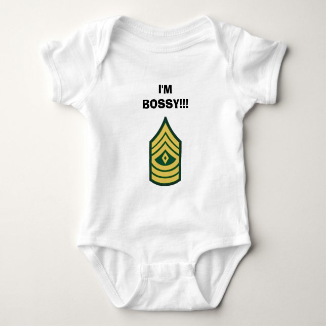 I'M  BOSSY!!! BABY BODYSUIT (Front)