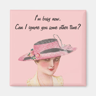 I'm Busy Now Magnet
