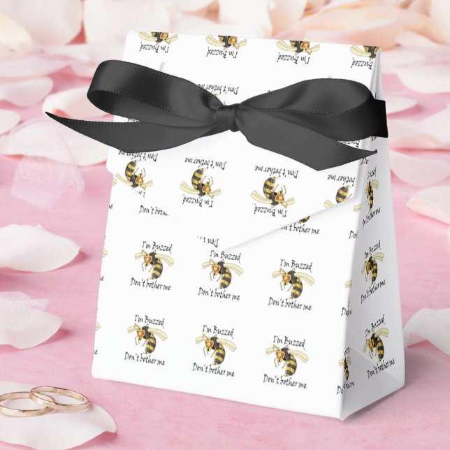 I'm buzzed don't bother me favour box (Wedding)