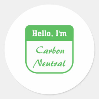 I'm carbon neutral sticker